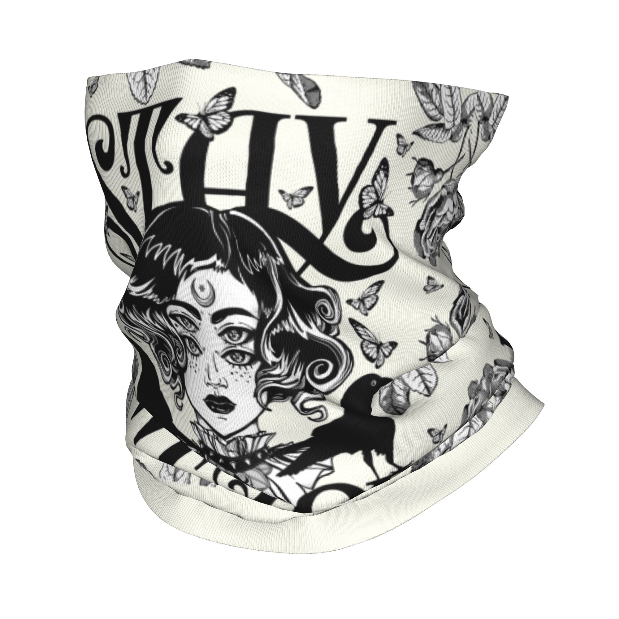Neck Gaiter Face Cover - Custom Stay Weird Bandana Neck Gaiter