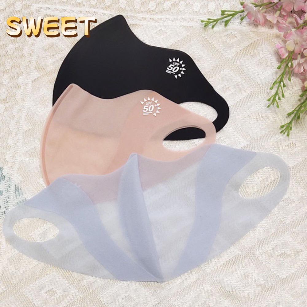 Ultrathin Anti-uv Ice Silk Sun - Cloth Face Mask Washable 评论和价格