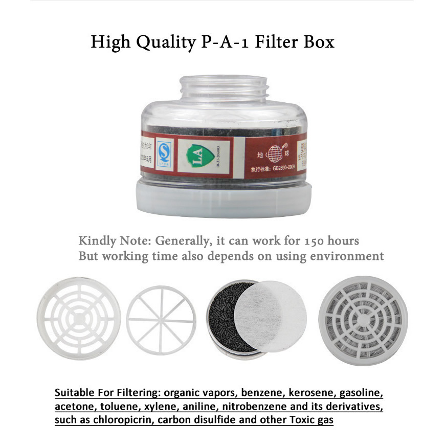 1pcs RD40 40mm Round Gas Mask  - Dust Mask Construction 评论和价格