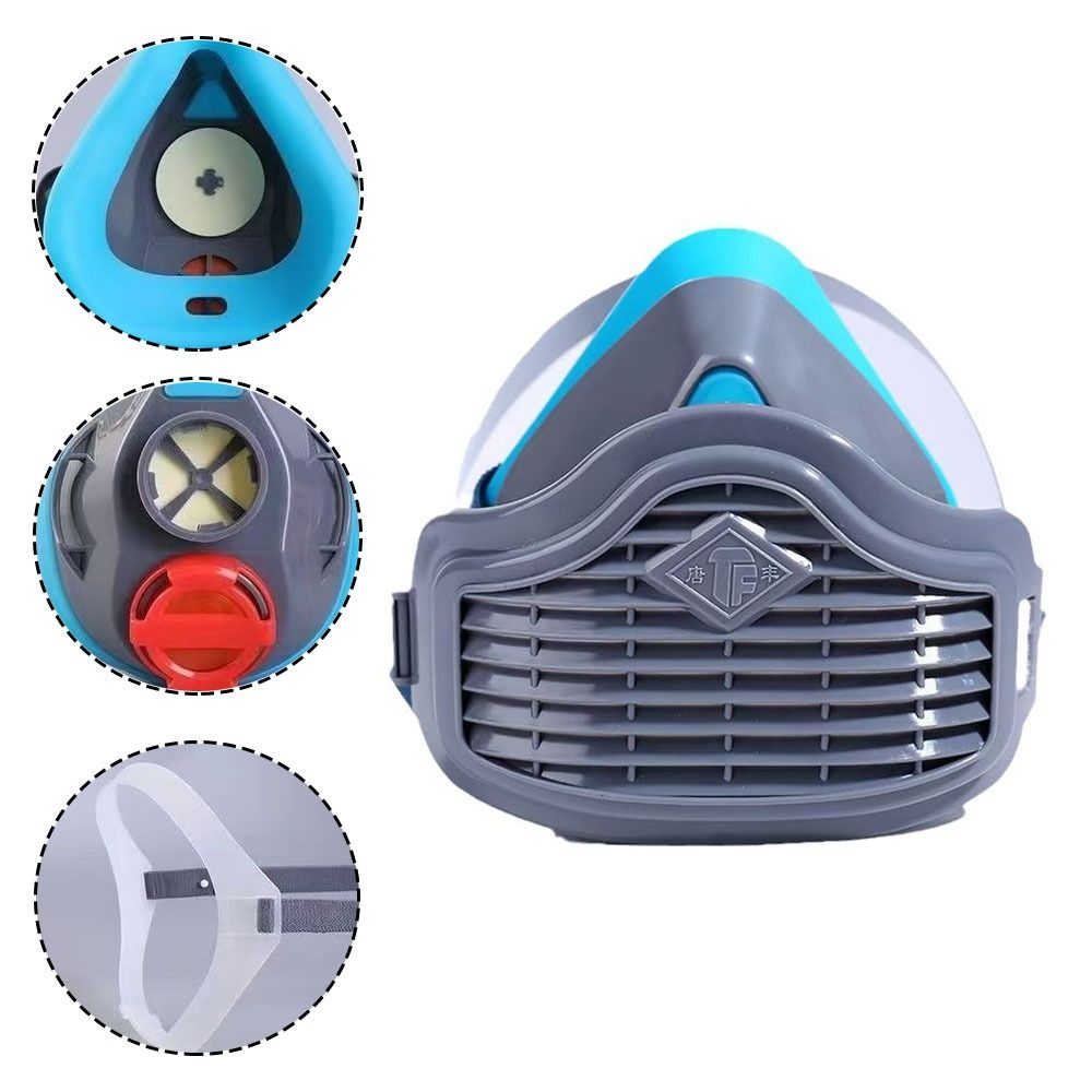 Silicone Dustproof Half Mask R - Respirator Half Face 评论和价格