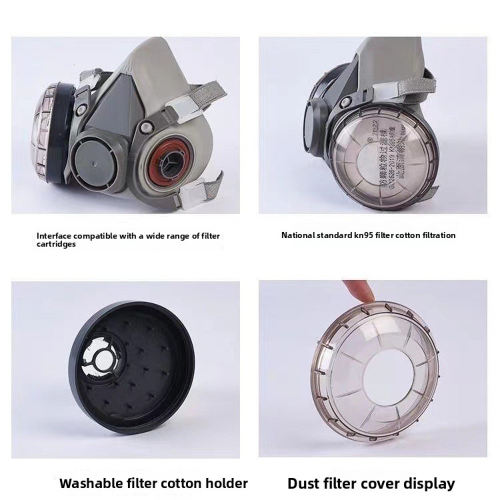 6200 Half Face Respirator Reus - Respirator Half Face 评论和价格