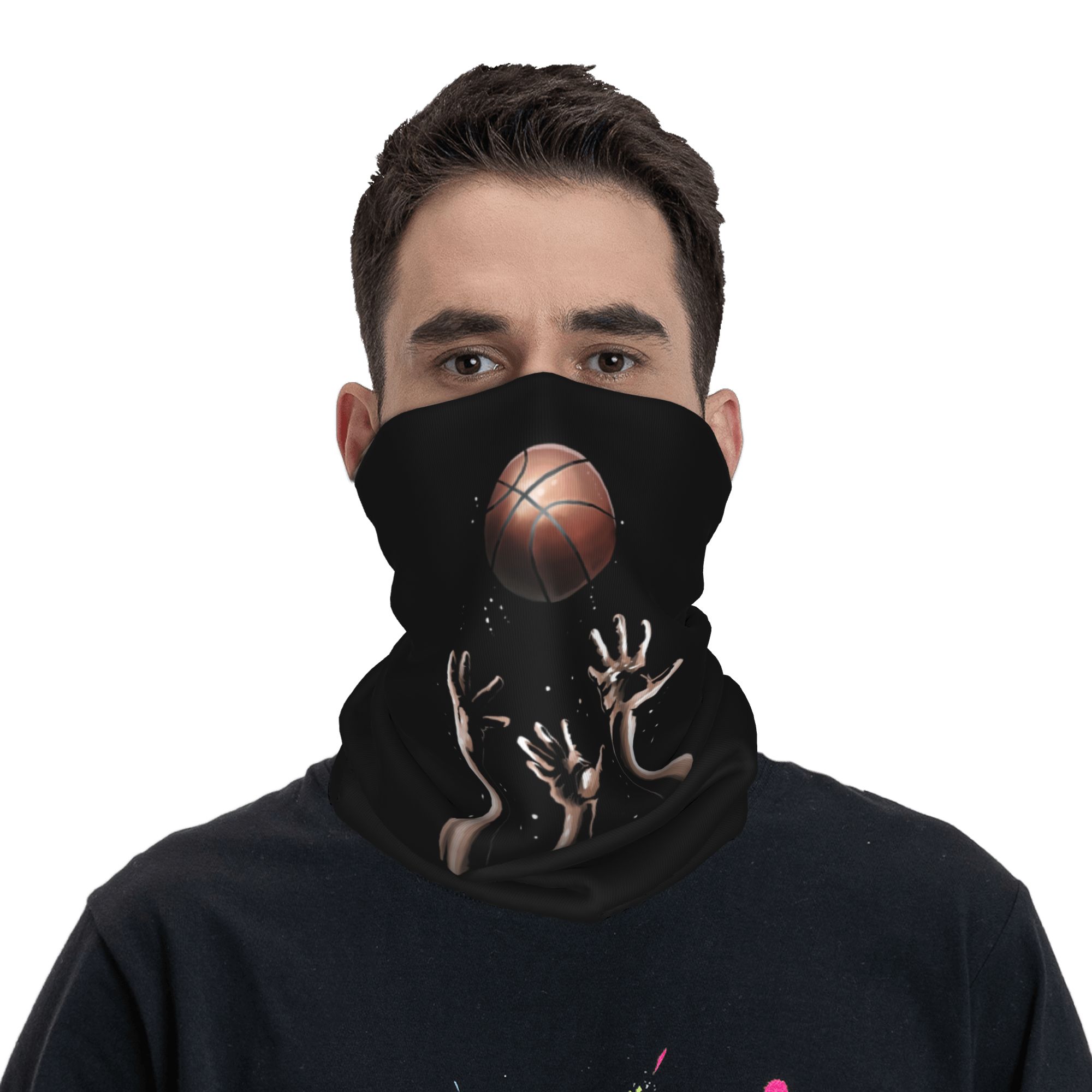 Custom Basketball Jump Bandana - Neck Gaiter Face Cover 评论和价格