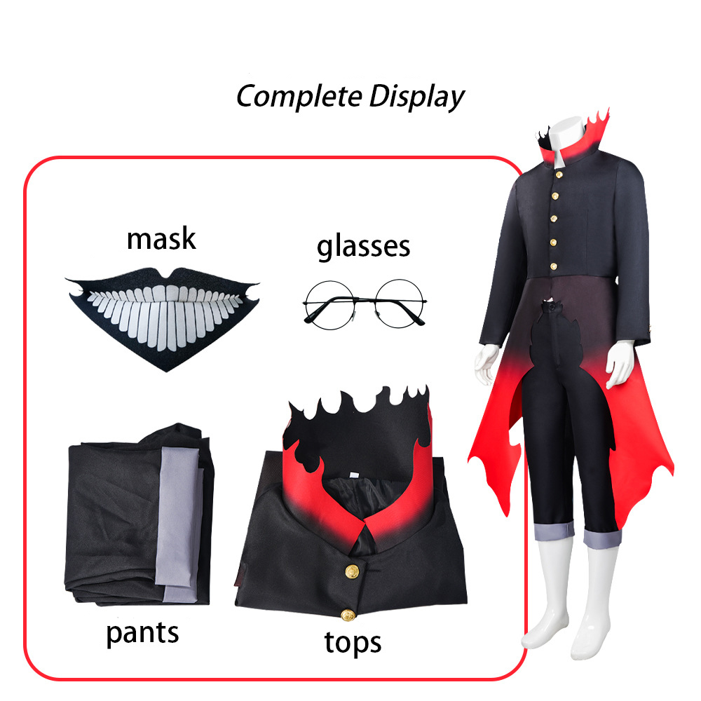 Anime Dandadan Okarun Cosplay  - Black Face Mask Pack 评论和价格