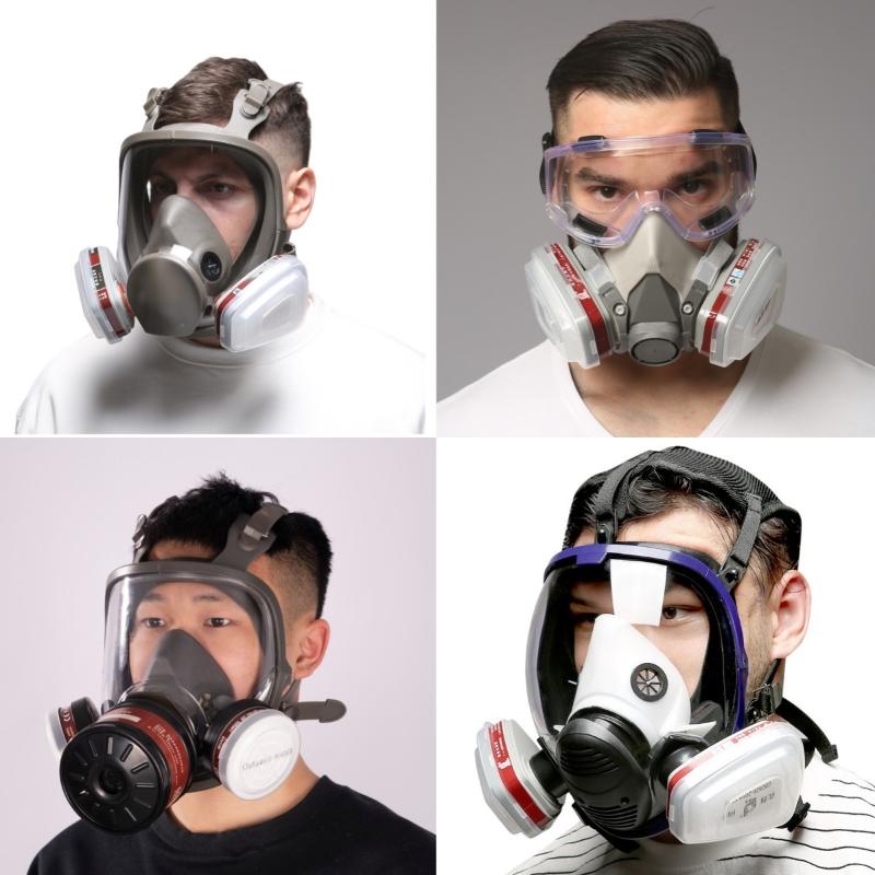 1 Set Half Face Dust Mask New  - Respirator Half Face 评论和价格